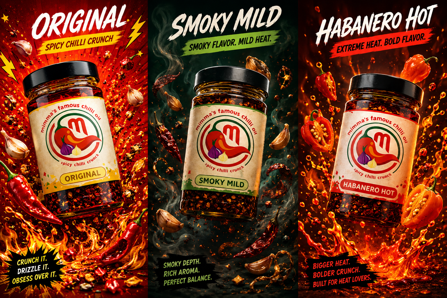 Mimma's Famous Chilli Oil- 225g