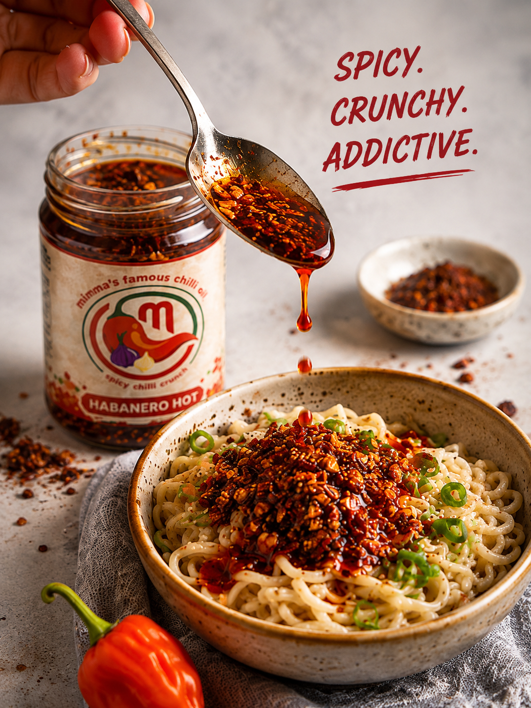 Mimma's Famous Chilli Oil- 225g